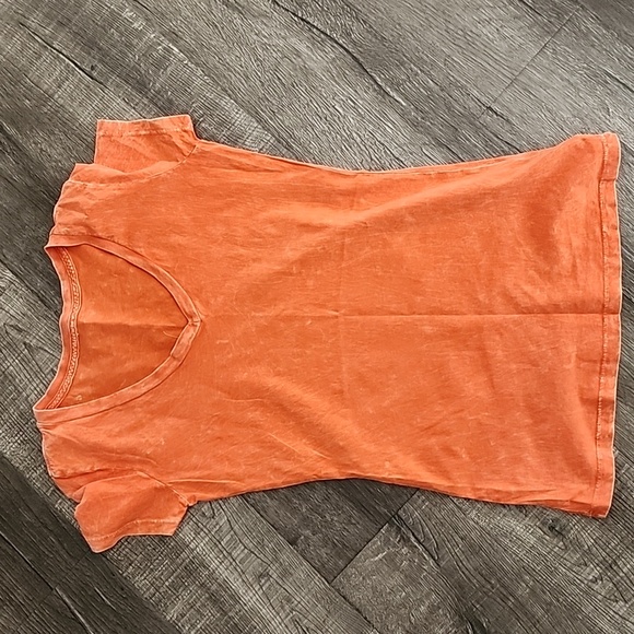 American Apparel Acid Wash V-Neck T-Shirt - Picture 1 of 3